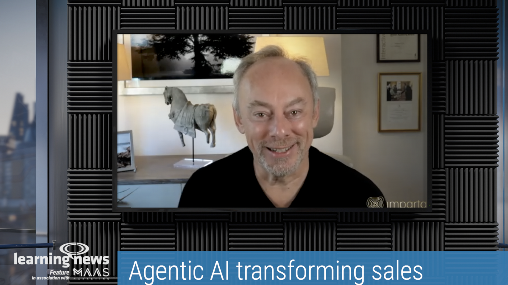 Richard Barkey, Founder and CEO of sales enable technology and solutions provider Imparta, joins Learning News